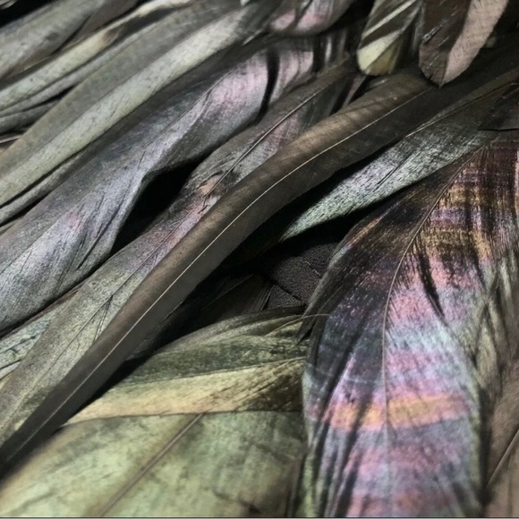 Iridescent Feather Skirt Limited Edition - Picture 2 of 6